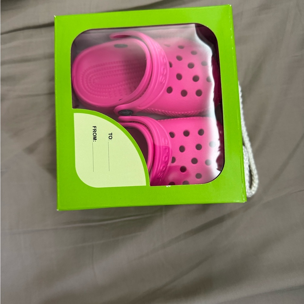 CROCS Littles Pink Crush Clogs